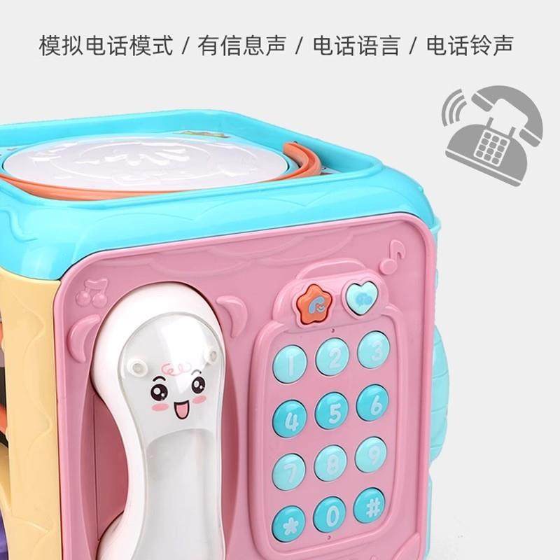 日本进口儿童手拍鼓六面体拍拍鼓1岁宝宝婴儿早教多面体益智玩具,淘宝优惠券,粉丝福利购,淘宝优惠卷