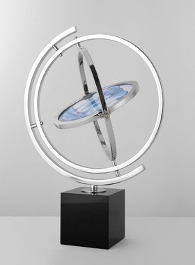 新中式流沙画沙漏摆件办公室装饰客厅卧室轻奢高档乔迁新居礼物