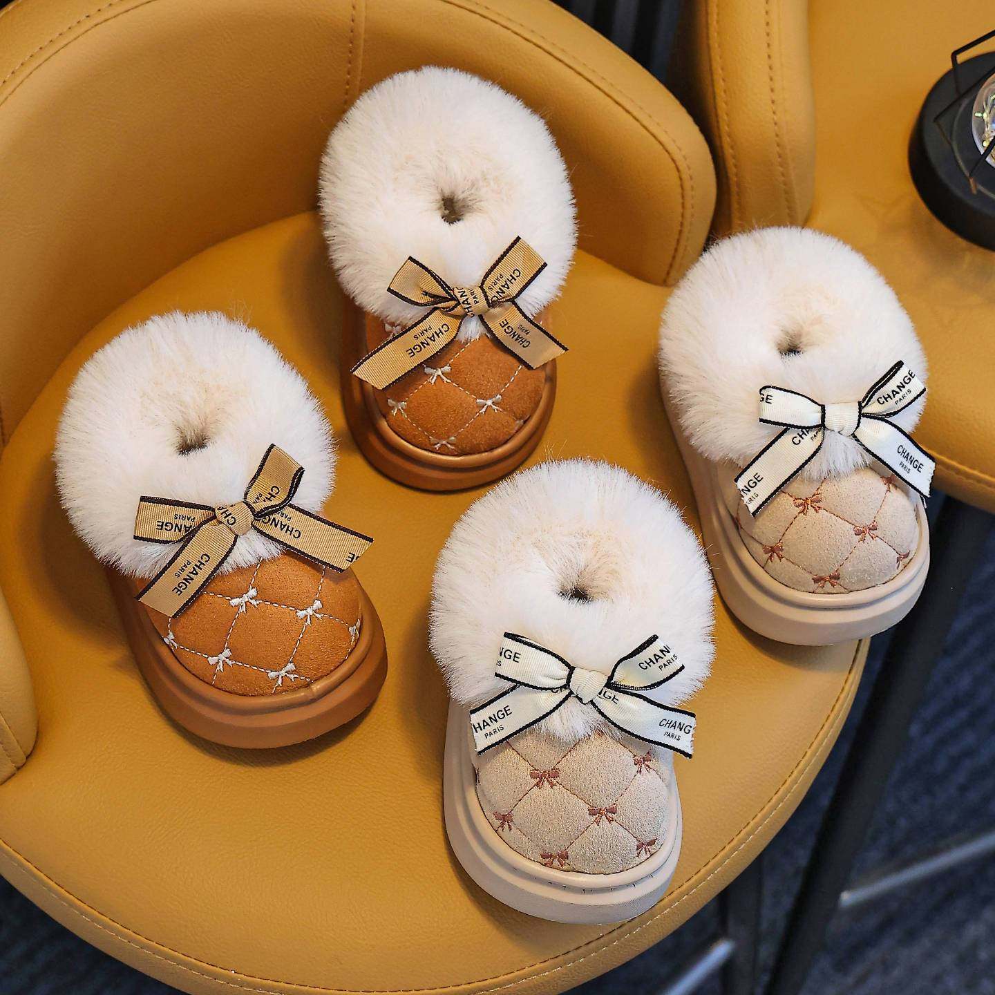 冬季儿童棉拖鞋室内加绒居家保暖可爱公主风女童宝宝包跟防滑棉鞋,淘宝优惠券,粉丝福利购,淘宝优惠卷