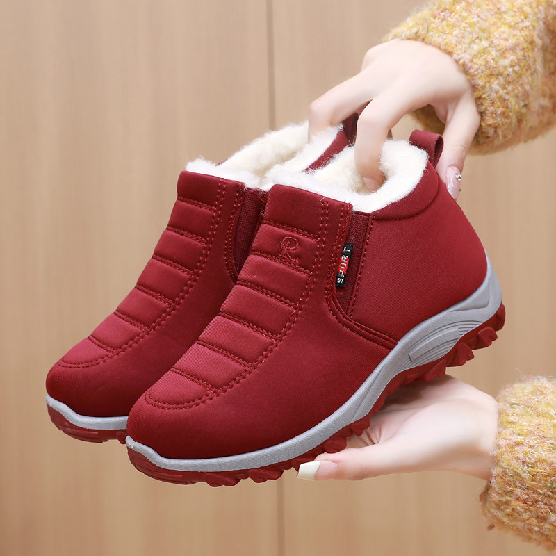 意迪森绵羊毛二棉鞋中老年人舒适老北京布鞋女士防滑妈妈鞋女秋冬,淘宝优惠券,粉丝福利购,淘宝优惠卷