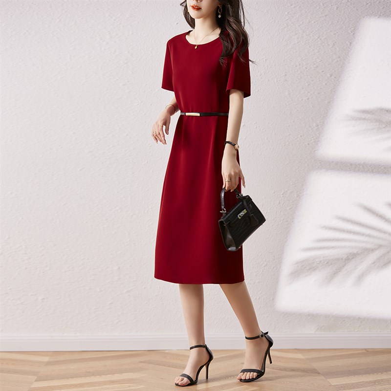 妈妈婚宴礼服旗袍喜婆婆连衣裙婚礼结婚婚礼母亲节给X妈妈实用礼 - 图0