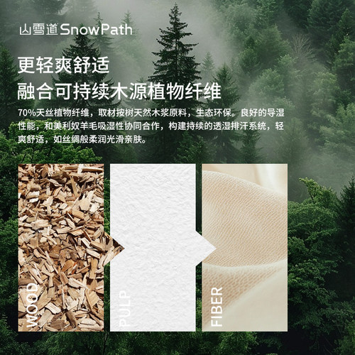 SnowPath山雪道美利奴羊毛背心女士天丝夏季速干上衣无袖运动跑步 - 图1