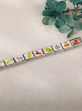 女钛钢原创小众手链DIY现速发货