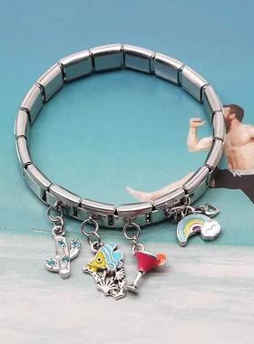 轻奢高颜值彩虹动物手链现速发货