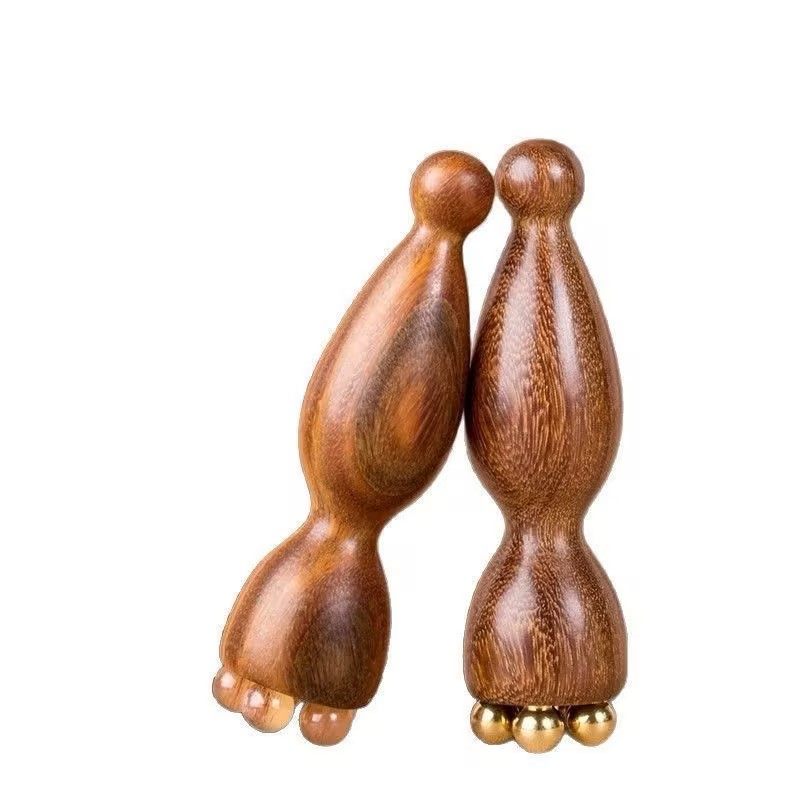 黑眼圈不用怕！小莲蓬眼霜棒黄铜眼部按摩拨筋棒点穴美容护肤工具,淘宝优惠券,粉丝福利购,淘宝优惠卷