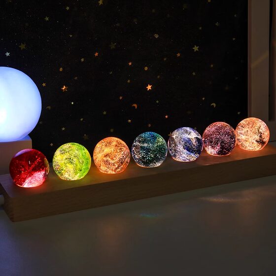 Colorful glass beads and dragon beads home decorations