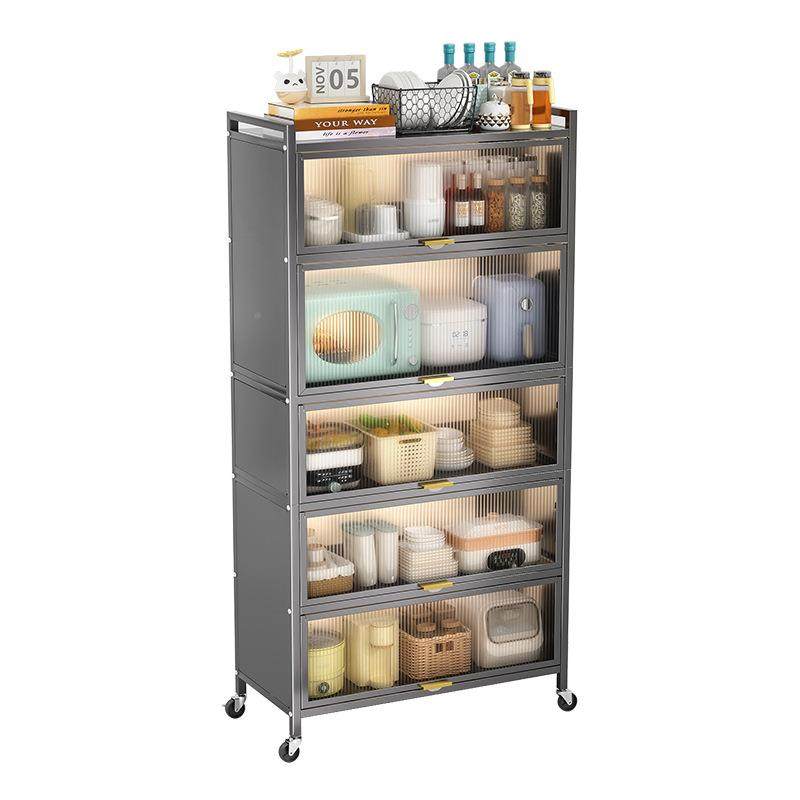 厨房置物架落地能多层多功家纳用子碗柜收柜子靠20251009墙餐边柜,淘宝优惠券,粉丝福利购,淘宝优惠卷