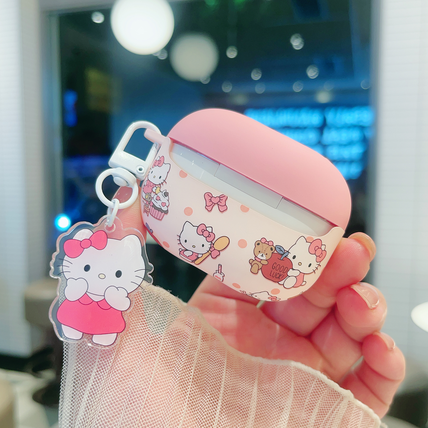 卡通Hellokitty适用vivo耳机保护壳tws air3 pro耳机保护套tws4 hifi蓝牙耳机套iqoo tws2耳机壳tws a4外壳套 - 图1
