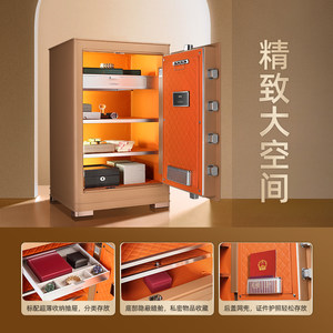 艾谱豪雅2025新款新睿保险箱线下同款国标认证衣柜嵌入式办公室夹万看不出来的保险柜家用指纹密码官方旗舰店