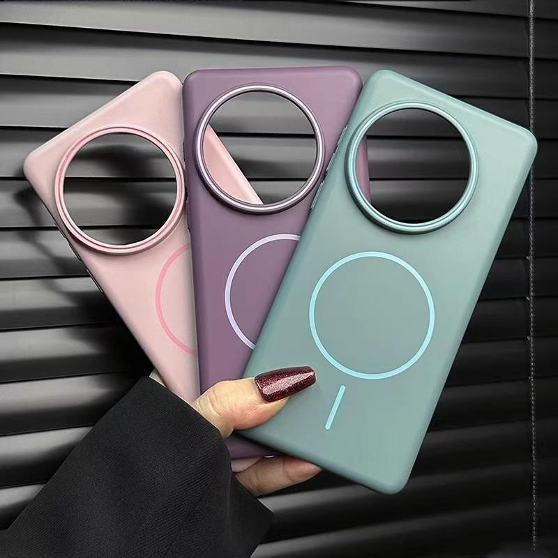 适用一加ACE5手机壳新款一加13磁吸1+ace5pro大孔磨砂Ace3全包防摔oneplusAce2高级感1加12R简约肤感超薄硬壳 - 图0