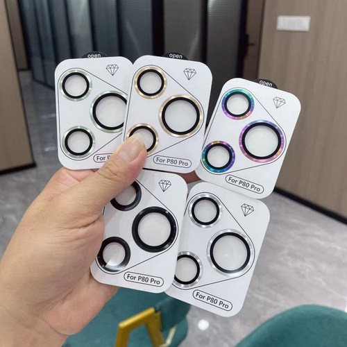 华为pura80镜头膜钢化玻璃cd纹炫彩适用于Pura90ProMax保护膜pura80Pro+镜头膜秒贴定位板P70pro高清耐磨防刮 - 图0