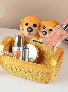 特大号狗狗钥匙收纳摆件大容量客厅茶几遥控器入户鞋柜进门口摆放