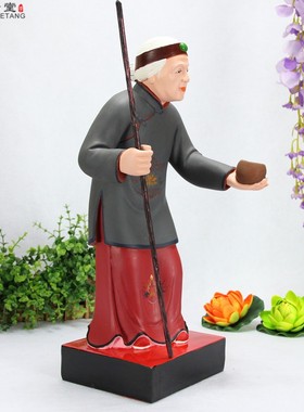 极速孟婆站像敦煌彩奈何桥梦婆家居摆件孟婆忏S慈悲孟婆宝忏神像