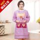 New custom apron for kitchen clothes for women, kitchen s room stove mother dress men and women back dress y one-piece dishwashing long sleeves