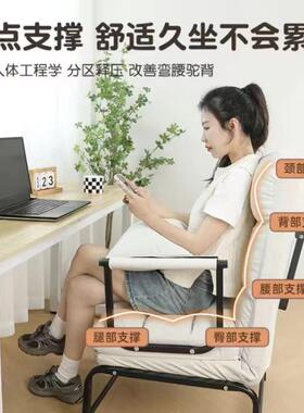 折叠躺椅办公室午休单人床家用多功能懒人沙发床一体两用椅折叠床