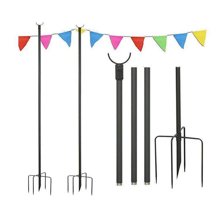 跨境户外灯杆 庭院电线杆 花园露台支撑杆婚礼派对可拆卸挂钩叉杆,淘宝优惠券,粉丝福利购,淘宝优惠卷