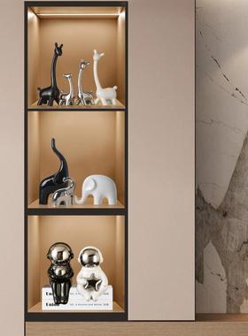 大象摆件轻奢高档酒柜装饰品家居电视柜餐边柜新房装饰玄关小摆设