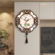 Chinese style clock retro wall clock home art clock