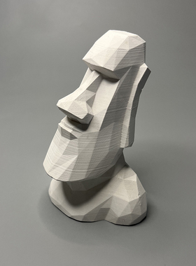 极速北欧ins风摩艾石像美术石膏像雕I塑家居软装创意办公室桌面小