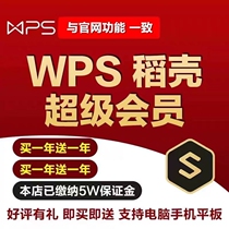 Super will wps a day Yuan member pdf Go word resume PPT template document translation wps7 day card rice hull