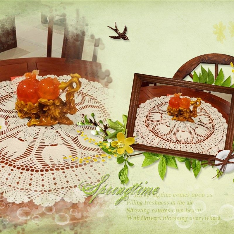 手工钩花圆形居家布o艺镂空桌布蕾丝台布盖布防尘盖巾中式喜庆精,淘宝优惠券,粉丝福利购,淘宝优惠卷