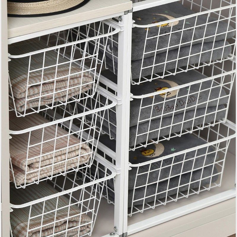 衣柜收纳拉篮衣柜分层隔板衣橱拉篮抽屉式免打孔衣柜收纳分层神器,淘宝优惠券,粉丝福利购,淘宝优惠卷