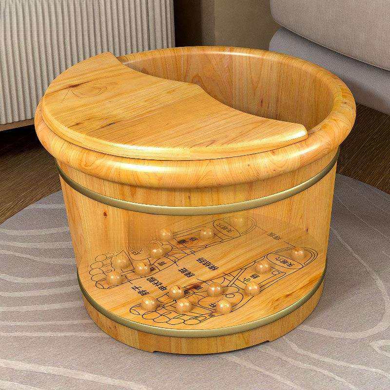 泡脚桶木桶家用足浴盆实木洗脚桶保温泡脚桶木质养生按摩洗脚秦之,淘宝优惠券,粉丝福利购,淘宝优惠卷