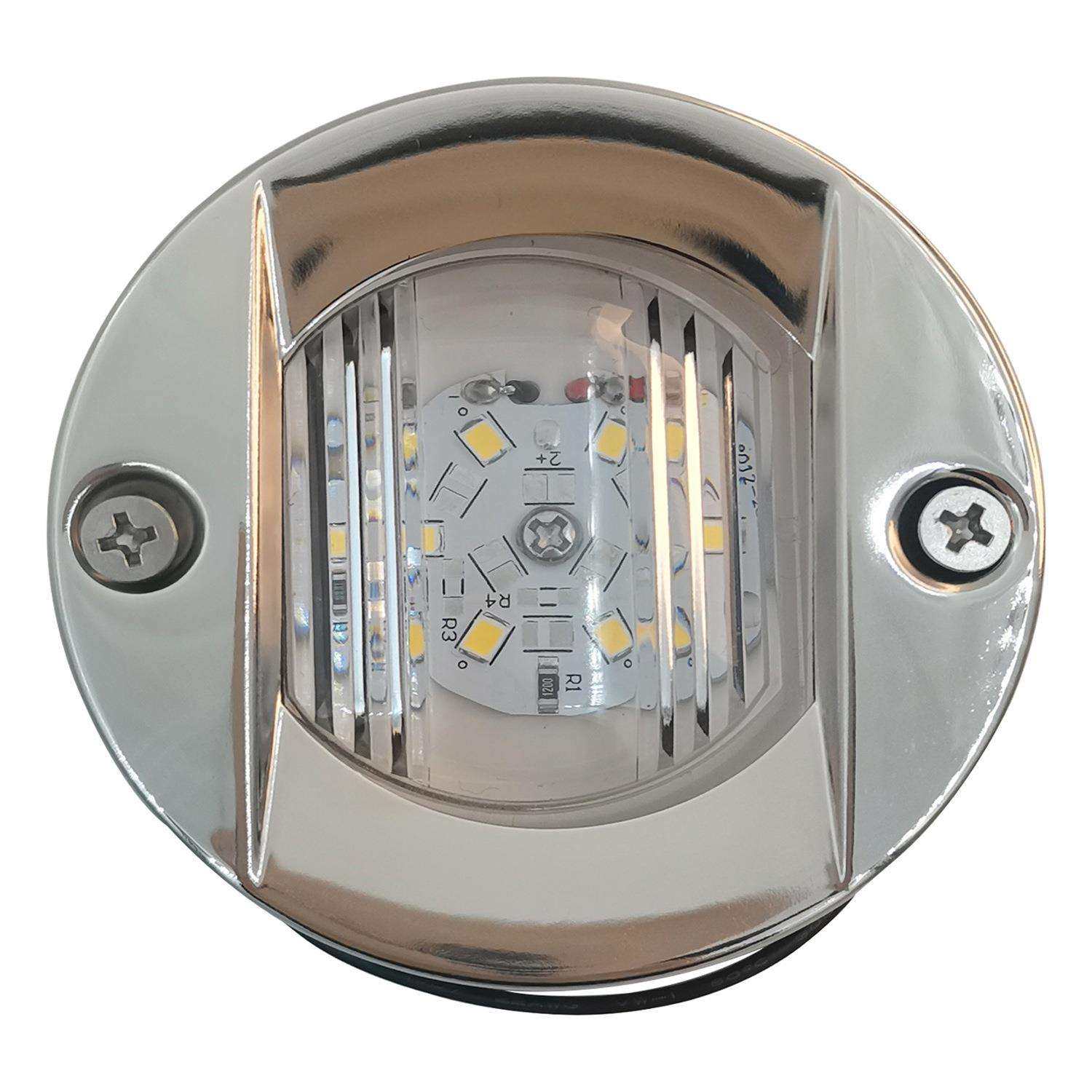 LED圆形白光航行灯船尾灯不锈钢防水12V船舶游艇航海灯跨境热销灯,淘宝优惠券,粉丝福利购,淘宝优惠卷