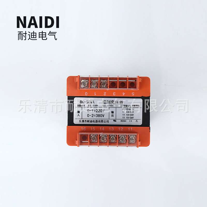BK-50VA 0-220V-380V/0-6.3V-12V-24V-36V 低频控制变压器 - 图0