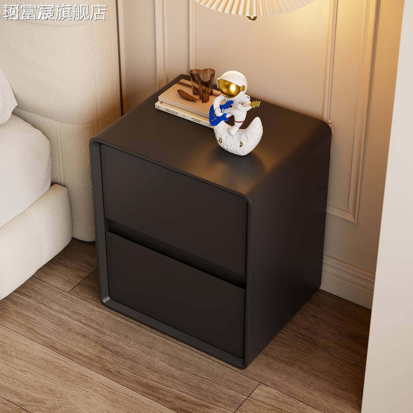 珂富宸奶油风床头 柜 家用卧室简约现代新款2025爆款床边 柜 收纳 柜 置物 柜 子摆件饰品床笠拉车,淘宝优惠券,粉丝福利购,淘宝优惠卷