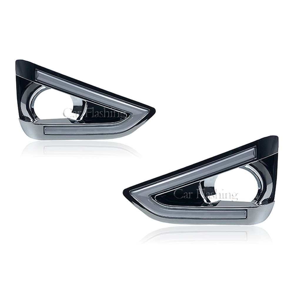 适用于丰田锐志13-18款日行灯导光led日间行车灯流光转向灯雾灯 - 图3