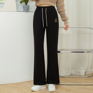 秋冬松紧高腰阔腿裤！弹力大码！！