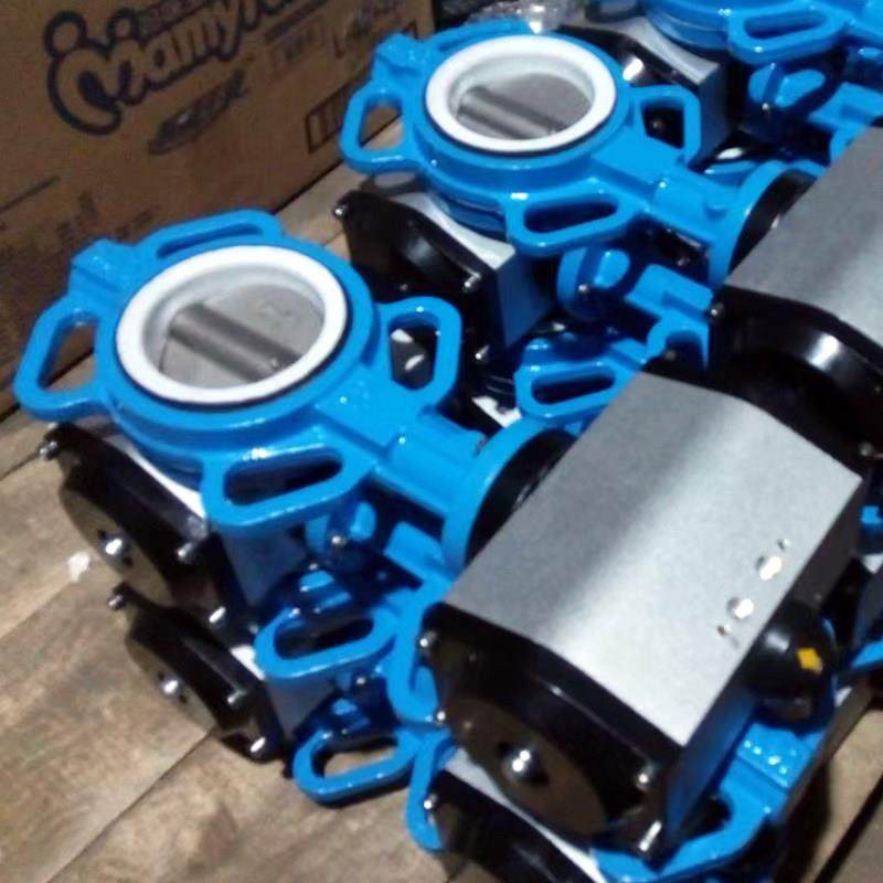 不锈钢气动蝶阀海工碟调节型关304真空316LL衬氟密封高温耐磨耐腐,淘宝优惠券,粉丝福利购,淘宝优惠卷