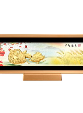 百财聚来金箔礼品家居桌面摆件工艺品白菜招财摆件开业店铺礼品