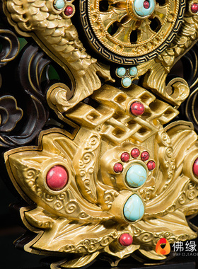 极速家用工艺品佛家n用品用品现代供具 八吉祥组合 八吉祥摆件