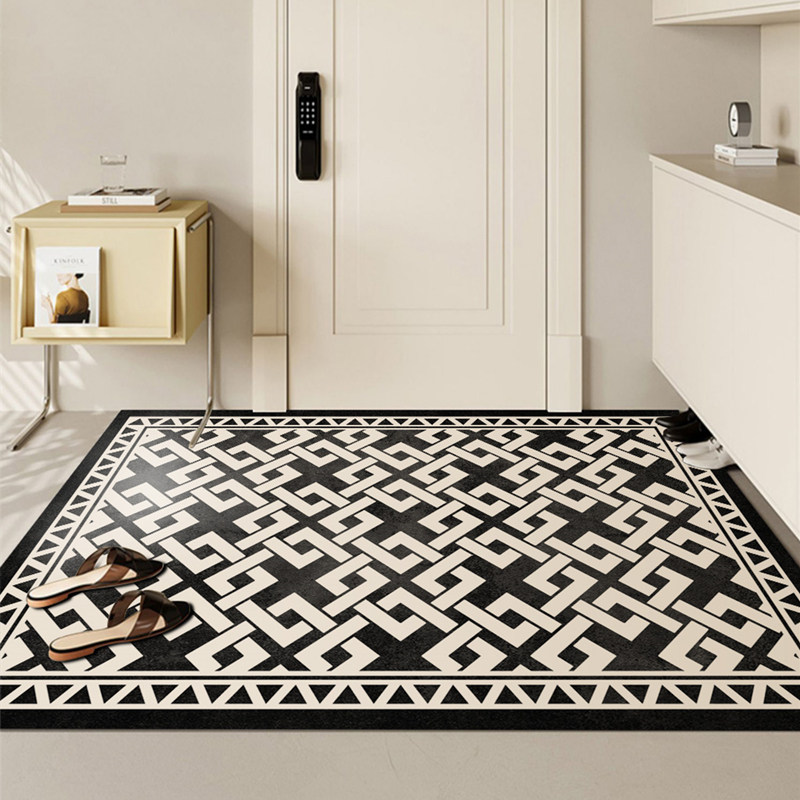 极速硅藻泥黑白高端入户门地垫门口进门除尘脚垫浴U室厕所防滑吸,淘宝优惠券,粉丝福利购,淘宝优惠卷