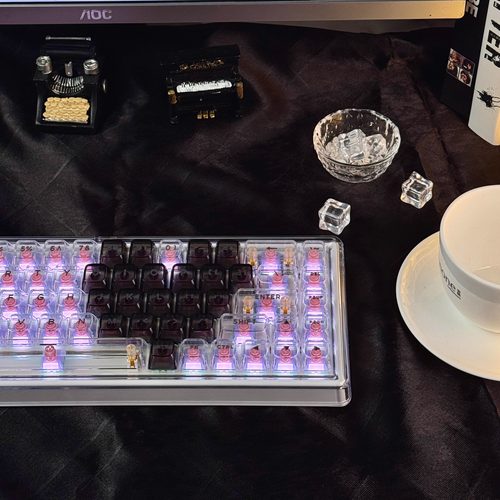 Ainbell【Base68-爱心款】键盘客制化机械热插拔三模礼物 - 图1