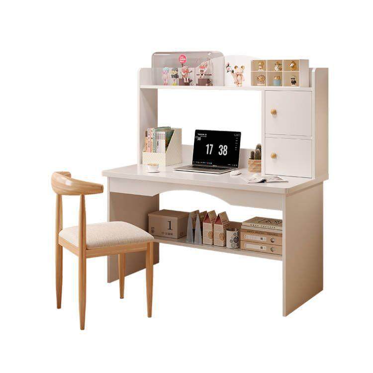 电脑桌台式家用书桌书架一体桌学生学习桌椅组合卧室办公写字桌子,淘宝优惠券,粉丝福利购,淘宝优惠卷