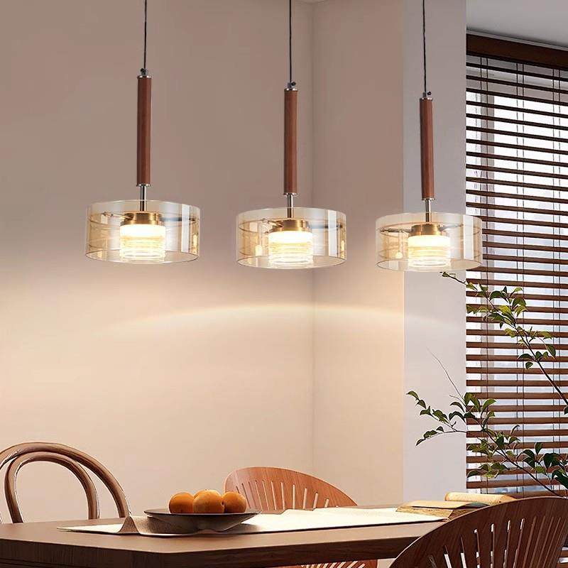 可升降意式极简小吊灯玻璃餐厅客厅简约设计师中古风吧台卧室灯具,淘宝优惠券,粉丝福利购,淘宝优惠卷