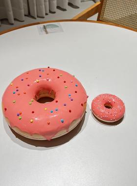 25cm巨无霸甜甜圈模型家居装饰墙装饰超大甜甜圈模型蛋糕店装饰