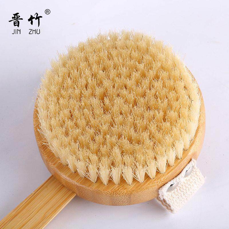 擦后背干刷清洁身体刷长柄洗澡刷猪鬃沐浴刷子软毛搓泥刷腿搓澡巾,淘宝优惠券,粉丝福利购,淘宝优惠卷