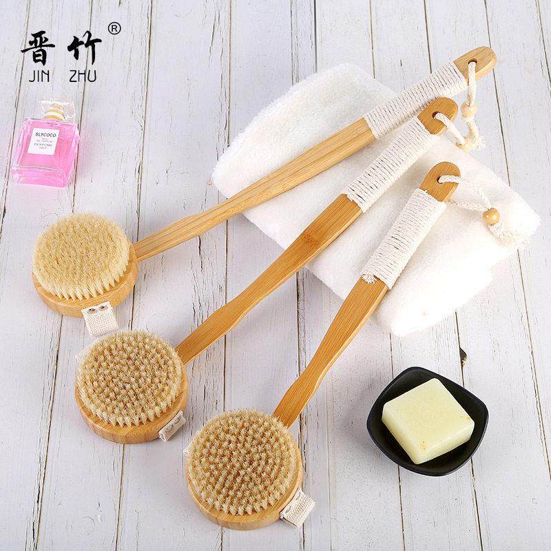 擦后背干刷清洁身体刷长柄洗澡刷猪鬃沐浴刷子软毛搓泥刷腿搓澡巾,淘宝优惠券,粉丝福利购,淘宝优惠卷