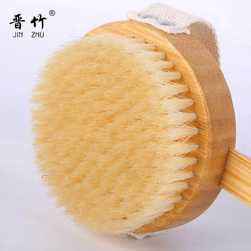 擦后背干刷清洁身体刷长柄洗澡刷猪鬃沐浴刷子软毛搓泥刷腿搓澡巾,淘宝优惠券,粉丝福利购,淘宝优惠卷