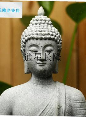 l香道软装饰品青砂石雕新中式鱼缸造G景摆件流水景观家居客厅工艺