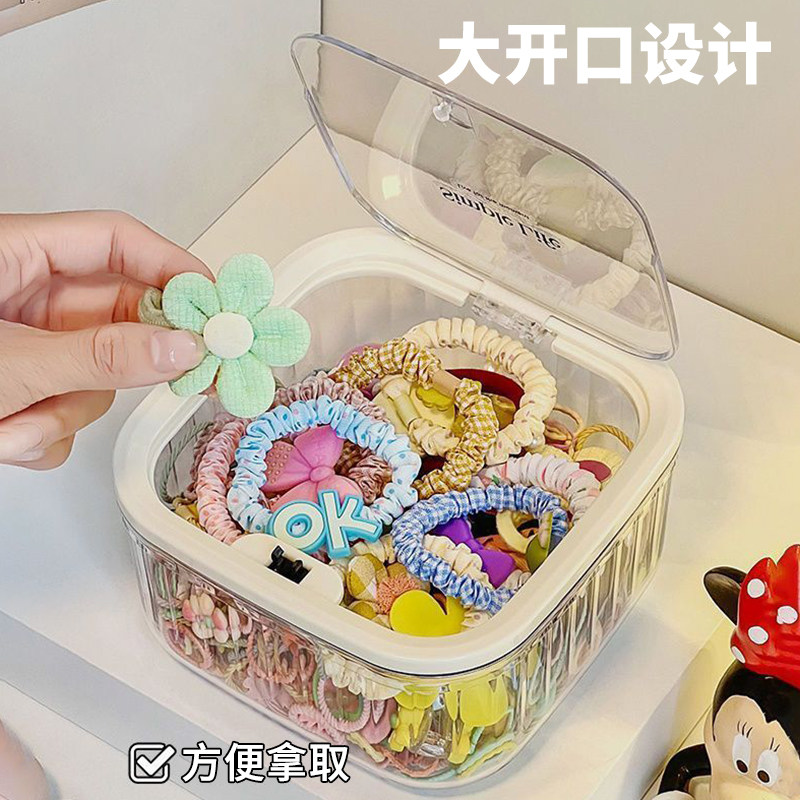 U先试用 桌面萌粒收纳盒按压开盖防尘带盖糖果罐盲盒收纳展示架,淘宝优惠券,粉丝福利购,淘宝优惠卷