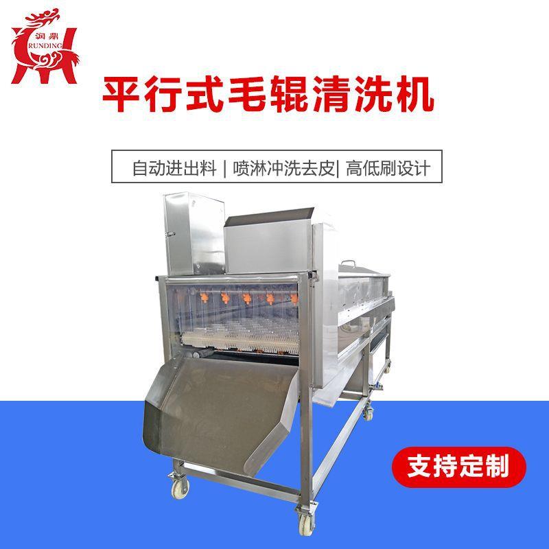 大型山药去皮清洗机诸城机械专业生产芋头去皮毛辊清洗机 - 图2