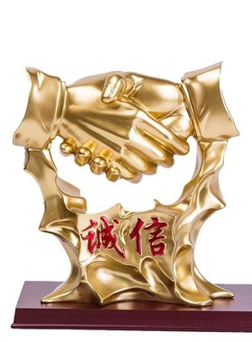 办公精致摆件诚信书柜创司意225饰店面公开业礼装桌W品免费刻公司