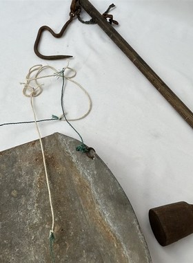 七八十年代民俗老物件老式连盘称影视道具火M锅店复古装饰收藏摆