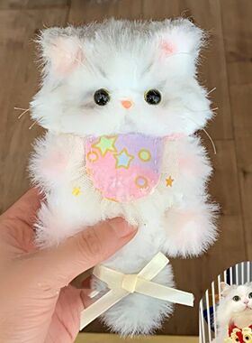 小猫挂件材料包手工自制成品可爱猫咪挂件钥匙扣包包挂饰
