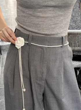 《简章》5-6mm天然强光淡水珍珠素链超长项链毛衣链多层叠 戴160c